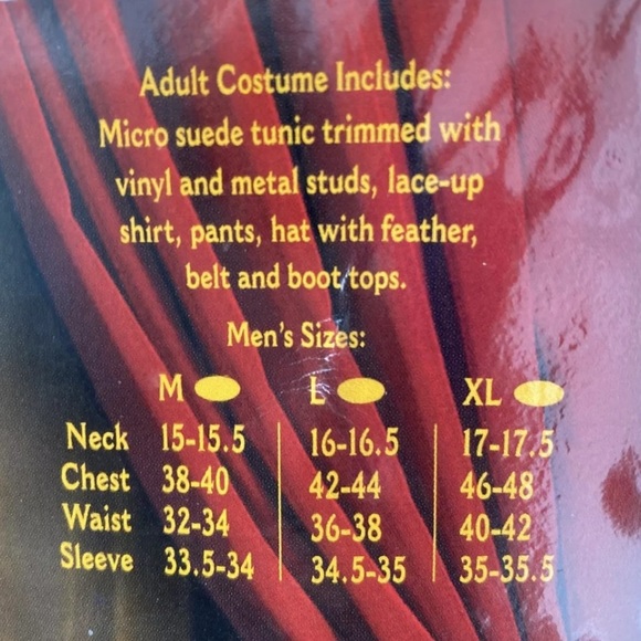 incharacter costumes Mens Robin Hood Costume Medium Complete Style #1013 - Picture 3 of 6